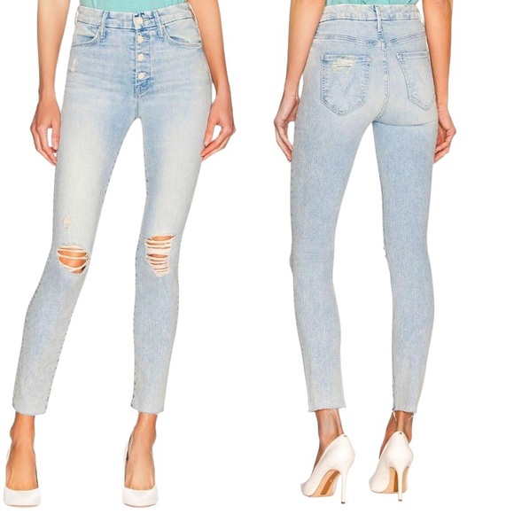 MOTHER Denim - MOTHER The Pixie Ankle in Action Shot! Retail $278